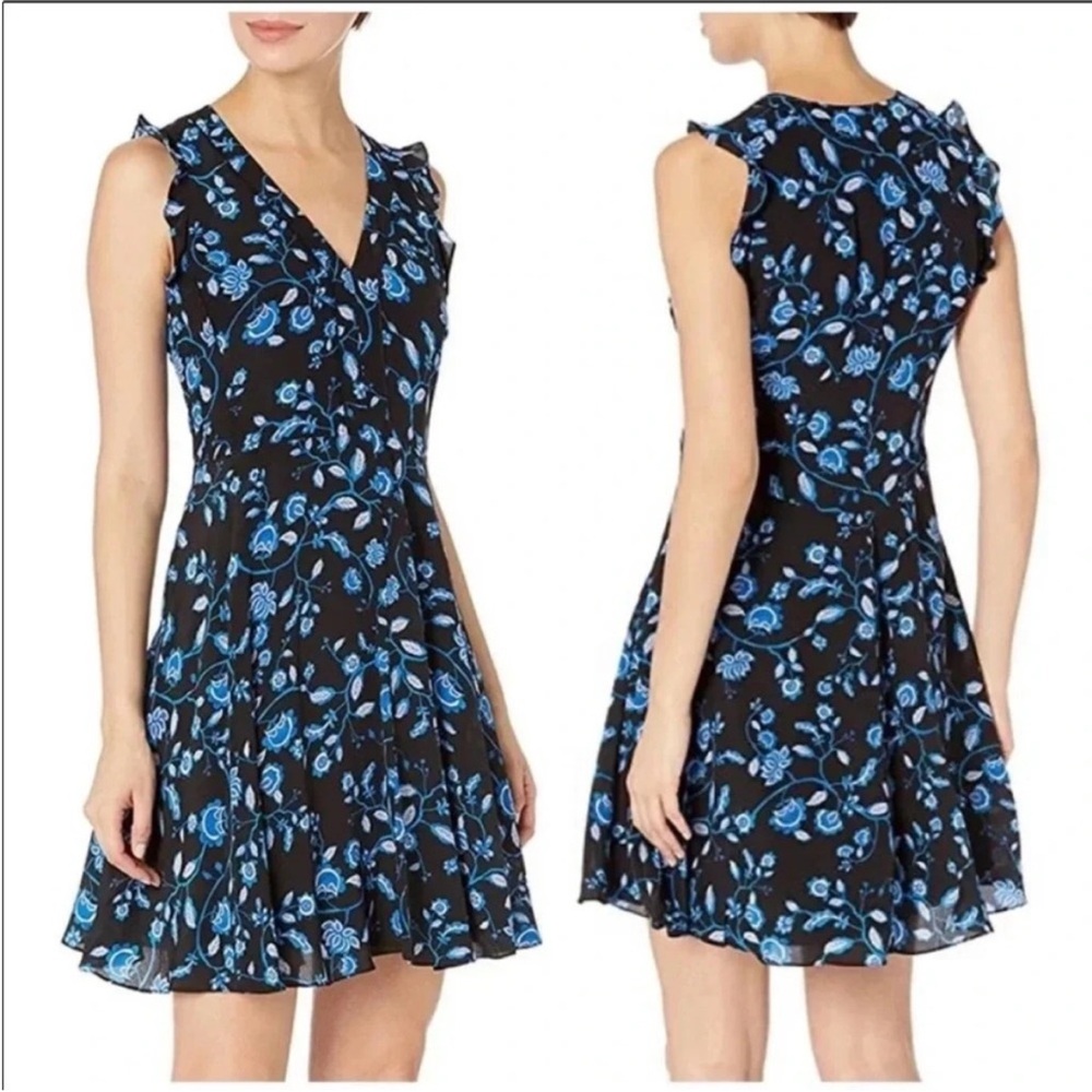 Rebecca Taylor 100% silk Kyoto sleeveless dress